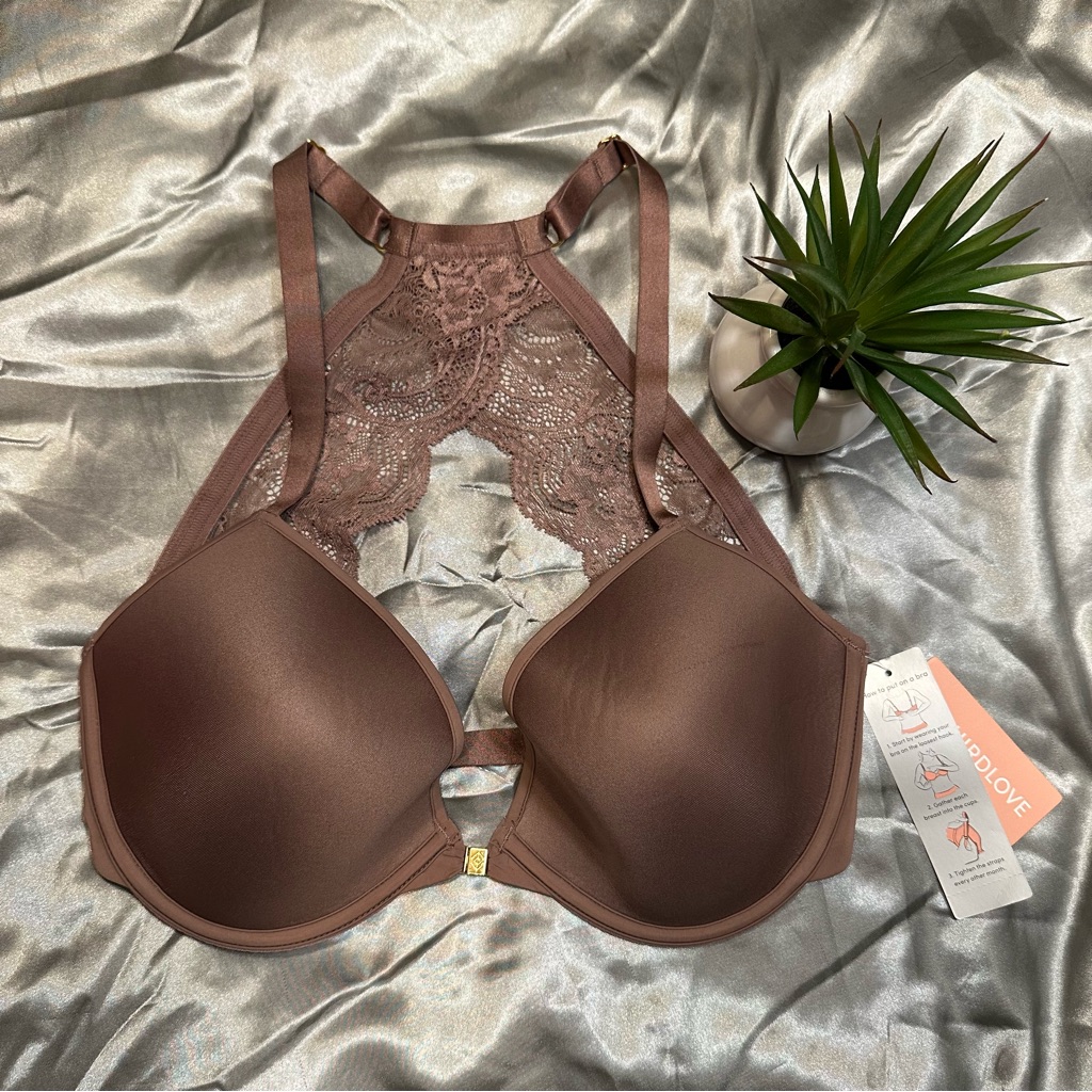 Thirdlove New Lace Razorback Front Close Bra - Mauve Just A Beauty!